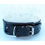 <strong>Изящный чёрный ошейник с белым кружевом</strong> <br />
Изящный чёрный ошейник с белым кружевом. <div class="charTableblock"><div><span>Материал</span>: кожа</div><div><span>Производитель</span>: БДСМ Арсенал, Россия</div></div> Изящный чёрный ошейник с белым кружевом
Изящный чёрный ошейник с белым кружевом.