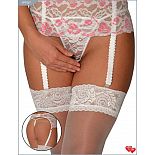 <strong>Красивый кружевной пояс в комплекте с контактными трусиками-стринг</strong> <br />
Красивый кружевной пояс в комплекте с контактными трусиками-стринг. <div class="charTableblock"><div><span>Размер</span>: S (42-44); M (44-46)</div><div><span>Цвет</span>: белый</div><div><span>Производитель</span>: Ванильный рай, Россия</div><div><span>В наличии</span>: S-M, белый с розовым</div></div> Красивый кружевной пояс в комплекте с контактными трусиками-стринг
Красивый кружевной пояс в комплекте с контактными трусиками-стринг.