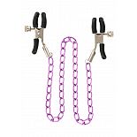 <strong>Зажимы для сосков Nipple Chain Metal на фиолетовой цепочке</strong> <br />
Прекрасные зажимы для сосков. <div class="charTableblock"><div><span>Производитель</span>: Toy Joy, Голландия</div></div> Зажимы для сосков Nipple Chain Metal на фиолетовой цепочке
Прекрасные зажимы для сосков.
