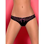 <strong>Кружевные трусики Melidia с контрастной лентой</strong> <br />
Трусики-стринги выполнены из эластичного кружевного материала с цветочным рисунком. <div class="charTableblock"><div><span>Размер</span>: L (46-48); XL (48-50)</div><div><span>Цвет</span>: белый</div><div><span>Производитель</span>: Obsessive, Польша</div><div><span>В наличии</span>: L-XL, белый</div></div> Кружевные трусики Melidia с контрастной лентой
Трусики-стринги выполнены из эластичного кружевного материала с цветочным рисунком.