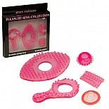 <strong>Набор эрекционных колец</strong> <br />
Набор эрекционных колец из нежного силиконового материала. <div class="charTableblock"> </div> Набор эрекционных колец
Набор эрекционных колец из нежного силиконового материала.