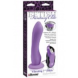 <strong>Насадка для страпона Fetish Fantasy Elite 7" с вибрацией фиолетовая</strong> <br />
Водонепроницаемая фиолетовая вибрирующая насадка с выносным пультом управления. <div class="charTableblock"><div><span>Длина, см</span>: 18</div><div><span>Диаметр, см</span>: 4</div><div><span>Длина, см</span>: 17-20</div><div><span>Диаметр, см</span>: 4</div><div><span>Материал</span>: силикон</div><div><span>Цвет</span>: другой</div><div><span>Особенности</span>: с вибрацией; насадка; harness</div></div> Насадка для страпона Fetish Fantasy Elite 7" с вибрацией фиолетовая
Водонепроницаемая фиолетовая вибрирующая насадка с выносным пультом управления.