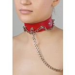 <strong>Ошейник красный</strong> <br />
Ошейник изготовлен из натуральной кожи с велюровой подкладкой. <div class="charTableblock"><div><span>Материал</span>: кожа</div><div><span>Цвет</span>: красный, розовый</div></div> Ошейник красный
Ошейник изготовлен из натуральной кожи с велюровой подкладкой.