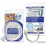 �������� ����������� ������ 5,2 �� STEEL COCK RING BLM4004 
�������� ����������� ������ � ��������� 3,5 ��.