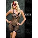 <strong>Платье сетка со шнуровкой черное One Size 02564OS</strong> <br />
Черное платье в сетку с перекрестной шнуровкой на груди. <div class="charTableblock"><div><span>Размер</span>: S (42-44); M (44-46); L (46-48)</div><div><span>Цвет</span>: черный</div><div><span>Производитель</span>: Le Frivole, Китай; Le Frivole, Китай</div></div> Платье сетка со шнуровкой черное One Size 02564OS
Черное платье в сетку с перекрестной шнуровкой на груди.