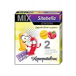 <strong>Презервативы Ситабелла MIX Корпоративчик (1275)*12</strong> <br />
Sitabella MIX - высококачественные презервативы, изготовленные из гипоаллергенного латекса, с накопителем и эластичными усиками, в обильной силиконовой смазке с ароматом яблока и клубники. <div class="charTableblock"><div><span>Производитель</span>: Sitabella, Россия</div><div><span>Количество</span>: 12</div><div><span>Особенности</span>: ароматизированные; с "усиками"</div></div> Презервативы Ситабелла MIX Корпоративчик (1275)*12
Sitabella MIX - высококачественные презервативы, изготовленные из гипоаллергенного латекса, с накопителем и эластичными усиками, в обильной силиконовой смазке с ароматом яблока и клубники.