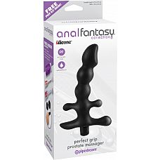 <strong>Стимулятор простаты PERFECT GRIP PROSTATE MAS с вибрацией черный</strong> <br />
<div class="charTableblock"><div><span>Длина, см</span>: 9.5</div><div><span>Диаметр, см</span>: 3.2</div><div><span>Материал</span>: силикон</div><div><span>Цвет</span>: черный</div><div><span>Особенности</span>: массажер простаты</div><div><span>Особенности</span>: с вибрацией</div><div><span>Длина, см</span>: 9-12</div><div><span>Диаметр, см</span>: 3</div></div> Стимулятор простаты PERFECT GRIP PROSTATE MAS с вибрацией черный