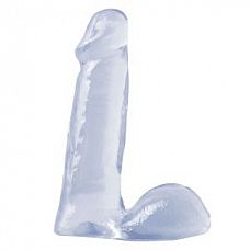 <strong>Прозрачный фаллоимитатор Basix - 16 см.</strong> <br />
Небольшой полупрозрачный фаллоимитатор с мошонкой.<div class="charTableblock"><div><span>Длина, см</span>: 15.20</div><div><span>Диаметр, см</span>: 3.70</div><div><span>Материал</span>: ПВХ (PVC)</div><div><span>Длина, см</span>: 13-16</div><div><span>Диаметр, см</span>: 3</div><div><span>Производитель</span>: PipeDream, США</div></div> Прозрачный фаллоимитатор Basix - 16 см.
Небольшой полупрозрачный фаллоимитатор с мошонкой.