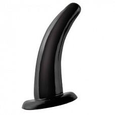 <strong>Черная анальная пробка BASIX - 11,4 см.</strong> <br />
Изогнутая чёрная анальная пробка на присоске.<div class="charTableblock"><div><span>Длина, см</span>: 11,4</div><div><span>Диаметр, см</span>: 3,2</div><div><span>Материал</span>: ПВХ (PVC)</div><div><span>Цвет</span>: черный</div><div><span>Особенности</span>: пробка</div><div><span>Особенности</span>: без вибрации</div><div><span>Длина, см</span>: 9-12</div><div><span>Диаметр, см</span>: 3</div></div> Черная анальная пробка BASIX - 11,4 см.
Изогнутая чёрная анальная пробка на присоске.