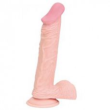 <strong>Реалистичный фаллоимитатор с подошвой-присоской - 22,8 см.</strong> <br />
Реалистичный длинный фаллоимитатор на мощной присоске. Не содержит фталатов.<div class="charTableblock"><div><span>Длина, см</span>: 22.8</div><div><span>Диаметр, см</span>: 4</div><div><span>Материал</span>: ПВХ (PVC)</div><div><span>Цвет</span>: телесный</div><div><span>Особенности</span>: на присоске; с мошонкой</div><div><span>Длина, см</span>: 21-24</div><div><span>Диаметр, см</span>: 4</div><div><span>Производитель</span>: NMC, Канада</div></div> Реалистичный фаллоимитатор с подошвой-присоской - 22,8 см. 
Реалистичный длинный фаллоимитатор на мощной присоске. Не содержит фталатов.