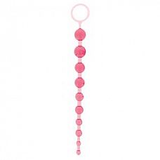 <strong>Розовая анальная цепочка - 26,6 см.</strong> <br />
Унисекс. Один Размер подходит всем. Удобное кольцо для удержания игрушки в руке.<div class="charTableblock"><div><span>Длина, см</span>: 26.6</div><div><span>Диаметр, см</span>: 2.5</div><div><span>Материал</span>: ПВХ (PVC)</div><div><span>Цвет</span>: красный/розовый</div><div><span>Особенности</span>: цепочки, бусы</div><div><span>Длина, см</span>: 25 и более</div><div><span>Диаметр, см</span>: 2</div></div> Розовая анальная цепочка - 26,6 см.
Унисекс. Один Размер подходит всем. Удобное кольцо для удержания игрушки в руке.