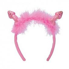 <strong>Ободок Party Gal Play Time Tiara</strong> <br />
Весёлый ободок, небольшие рожки в форме фаллосов с мордочками среди перьев.<div class="charTableblock"> </div> Ободок Party Gal Play Time Tiara
Весёлый ободок, небольшие рожки в форме фаллосов с мордочками среди перьев.