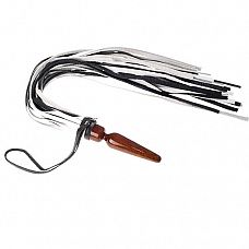 <strong>Плеть "комета" черно-белой из кожи, с рукоятью в виде анальной пробки 3013-3</strong> <br />
Плеть состоит из рукояти в форме анальной пробки (что позволяет разнообразить способы её применения), и 21 гладких хвостов изготовленных из натуральной кожи.<div class="charTableblock"> </div> Плеть "комета" черно-белой из кожи, с рукоятью в виде анальной пробки 3013-3
Плеть состоит из рукояти в форме анальной пробки (что позволяет разнообразить способы её применения), и 21 гладких хвостов изготовленных из натуральной кожи.