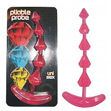 <strong>Розовый анальный стимулятор-ёлочка - 17,5 см.</strong> <br />
Анальный стимулятор выполнен в виде цепочки из кристаллов различного Размера.<div class="charTableblock"><div><span>Длина, см</span>: 17.5</div><div><span>Диаметр, см</span>: 2.5</div><div><span>Материал</span>: ПВХ (PVC)</div><div><span>Цвет</span>: красный/розовый</div><div><span>Особенности</span>: цепочки, бусы</div><div><span>Длина, см</span>: 17-20</div><div><span>Диаметр, см</span>: 2</div></div> Розовый анальный стимулятор-ёлочка - 17,5 см.
Анальный стимулятор выполнен в виде цепочки из кристаллов различного Размера.