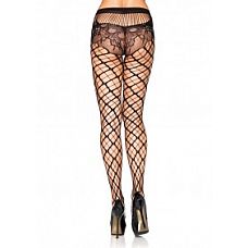 <strong>Чулки с геометрическим рисунком и ажурной попкой</strong> <br />
Чулки с геометрическим рисунком и ажурной кружевной попкой. <div class="charTableblock"><div><span>Размер</span>: S (42-44); M (44-46); L (46-48)</div><div><span>Цвет</span>: черный</div><div><span>Производитель</span>: Leg Avenue, США</div><div><span>В наличии</span>: S-M-L, черный</div></div> Чулки с геометрическим рисунком и ажурной попкой
Чулки с геометрическим рисунком и ажурной кружевной попкой.