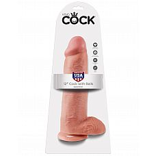 ������������� � �������� 12" COCK WITH BALLS �� �������� �������� 
������������� � �������� 12" COCK WITH BALLS  �� �������� �� ��������� KING COCK ����������� �� ������������������� ��������� PVC - ���������������, ��� ���������� ������������� - ������, ������� ��������� ���������� ����������� �� �������������� �������.