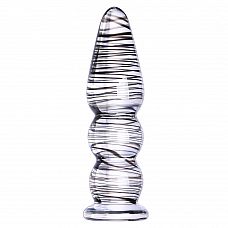 <strong>Анальный стимулятор прозрачный с черными переплетениями GD034</strong> <br />
<div class="charTableblock"> </div> Анальный стимулятор прозрачный с черными переплетениями GD034