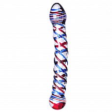 <strong>Фаллоимитатор изогнутой формы с сине- красной спиралью GD077</strong> <br />
<div class="charTableblock"> </div> Фаллоимитатор изогнутой формы с сине- красной спиралью GD077