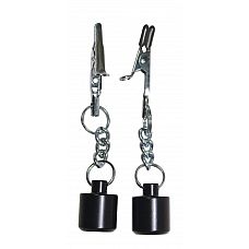 <strong>Зажимы для сосков Sextreme Nipple</strong> <br />
Металлические зажимы для сосков с гирьками-утяжелителями. <div class="charTableblock"><div><span>Производитель</span>: Orion, Германия</div></div> Зажимы для сосков Sextreme Nipple
Металлические зажимы для сосков с гирьками-утяжелителями.