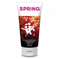 <strong>Интимный лубрикант согревающий Spring Hot Extaz 50 мл</strong> <br />
<div class="charTableblock"><div><span>Основа</span>: водная</div><div><span>Особенности</span>: ароматизированная; вагинальная; разогревающая; возбуждающая</div><div><span>Объем, мл</span>: 30-59</div><div><span>Объем, мл</span>: 50</div></div> Интимный лубрикант согревающий Spring Hot Extaz 50 мл