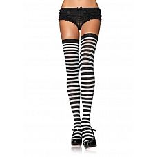 <strong>Полосатые чулочки на плотной резинке</strong> <br />
Полосатые чулочки на плотной тканевой резинке. <div class="charTableblock"><div><span>Размер</span>: S (42-44); M (44-46); L (46-48)</div><div><span>Цвет</span>: черный</div><div><span>Производитель</span>: Leg Avenue, США</div><div><span>В наличии</span>: S-M-L, черный с розовым</div></div> Полосатые чулочки на плотной резинке
Полосатые чулочки на плотной тканевой резинке.