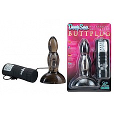 <strong>Водонепроницаемая анальная пробка с вибратором</strong> <br />
Анальный стимулятор из прозрачного скользкого силикона черного цвета. Очень стильный и соблазнительный. Основание - присоска, позволяет крепить его на любой гладкой поверхности. Встроенный многоскоростной вибратор. Удобный влагостойкий пульт управления из материала veluroplast.<div class="charTableblock"><div><span>Длина, см</span>: 12.00</div><div><span>Диаметр, см</span>: 3.00</div><div><span>Материал</span>: ПВХ (PVC)</div><div><span>Цвет</span>: черный</div><div><span>Особенности</span>: пробка</div><div><span>Особенности</span>: с вибрацией</div><div><span>Длина, см</span>: 9-12</div><div><span>Диаметр, см</span>: 3</div></div> Водонепроницаемая анальная пробка с вибратором
Анальный стимулятор из прозрачного скользкого силикона черного цвета. Очень стильный и соблазнительный. Основание - присоска, позволяет крепить его на любой гладкой поверхности. Встроенный многоскоростной вибратор. Удобный влагостойкий пульт управления из материала veluroplast.