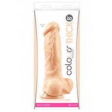 <strong>Фаллоимитатор Colours Pleasures - Thick 8" Dildo - White</strong> <br />
Фаллоимитатор Colours Pleasures - Thick 8" Dildo - White телесного цвета для более полноценного опыта.<div class="charTableblock"><div><span>Длина, см</span>: 23.82</div><div><span>Диаметр, см</span>: 8.38</div><div><span>Материал</span>: силикон</div><div><span>Цвет</span>: телесный</div><div><span>Особенности</span>: на присоске; с мошонкой</div><div><span>Длина, см</span>: 21-24</div><div><span>Диаметр, см</span>: 8</div><div><span>Производитель</span>: NS Novelties, США</div></div> Фаллоимитатор Colours Pleasures - Thick 8" Dildo - White
Фаллоимитатор Colours Pleasures - Thick 8" Dildo - White телесного цвета для более полноценного опыта.