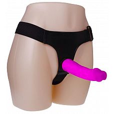 <strong>Фиолетовый фаллос на регулируемых трусиках - 18,8 см.</strong> <br />
Этот комплект позволит вам подарить своему сексуальному партнёру невероятную анальную стимуляцию.<div class="charTableblock"><div><span>Длина, см</span>: 18.8</div><div><span>Диаметр, см</span>: 4.3</div><div><span>Длина, см</span>: 17-20</div><div><span>Диаметр, см</span>: 4</div><div><span>Материал</span>: ПВХ (PVC)</div><div><span>Цвет</span>: другой</div><div><span>Особенности</span>: комплект; vac-u-lock</div></div> Фиолетовый фаллос на регулируемых трусиках - 18,8 см. 
Этот комплект позволит вам подарить своему сексуальному партнёру невероятную анальную стимуляцию.