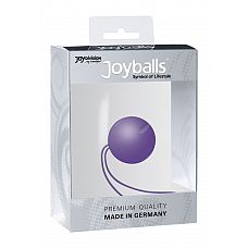 <strong>Фиолетовый вагинальный шарик Joyballs с петелькой</strong> <br />
Фиолетовый вагинальный шарик Joyballs с петелькой.<div class="charTableblock"><div><span>Диаметр, см</span>: 3.50</div><div><span>Диаметр, см</span>: 3</div><div><span>Производитель</span>: Joy Division, Германия</div></div> Фиолетовый вагинальный шарик Joyballs с петелькой 
Фиолетовый вагинальный шарик Joyballs с петелькой.