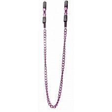 <strong>Зажимы на соски с розовой цепочкой Ouch! </strong> <br />
Металлическая цепочка на соски с зажимами идеальный аксессуар для БДСМ игр, чтобы получить неземное удовольствие от стимуляции груди.<div class="charTableblock"><div><span>Производитель</span>: OUCH by Shots Media BV, Нидерланды</div></div> Зажимы на соски с розовой цепочкой Ouch!
Металлическая цепочка на соски с зажимами идеальный аксессуар для БДСМ игр, чтобы получить неземное удовольствие от стимуляции груди.