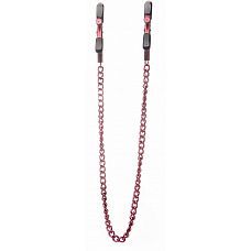 <strong>Зажимы на соски с красной цепочкой Ouch! </strong> <br />
Металлическая цепочка на соски с зажимами идеальный аксессуар для БДСМ игр, чтобы получить неземное удовольствие от стимуляции груди.<div class="charTableblock"><div><span>Производитель</span>: OUCH by Shots Media BV, Нидерланды</div></div> Зажимы на соски с красной цепочкой Ouch!
Металлическая цепочка на соски с зажимами идеальный аксессуар для БДСМ игр, чтобы получить неземное удовольствие от стимуляции груди.