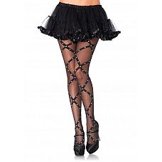 <strong>Колготки с ярким узором CONTRAST WOVEN PANTYHOSE</strong> <br />
Оригинальное белье с контрастным узором на полупрозрачных колготках по всей длине есть имитация нашитых крест-накрест атласных лент с имитацией жемчужин.<div class="charTableblock"><div><span>Размер</span>: S (42-44); M (44-46); L (46-48)</div><div><span>Цвет</span>: черный</div><div><span>Производитель</span>: Leg Avenue, США</div><div><span>В наличии</span>: S-M-L, черный</div></div> Колготки с ярким узором CONTRAST WOVEN PANTYHOSE
Оригинальное белье с контрастным узором на полупрозрачных колготках по всей длине есть имитация нашитых крест-накрест атласных лент с имитацией жемчужин.