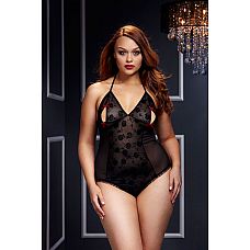 <strong>Боди из прозрачного тюля с эксклюзивным цветочным принтом</strong> <br />
Восхитительное боди на тонких регулируемых бретельках эффектно подчеркивает фигуру, зрительно делая талию тоньше, а ноги длиннее, благодаря высоким боковым вставкам из сеточной ткани.<div class="charTableblock"><div><span>Размер</span>: XL (48-50); 1X (50-52)</div><div><span>Цвет</span>: черный</div><div><span>Производитель</span>: Baci-Lingerie, США</div><div><span>В наличии</span>: Q (XL-XXL), черный</div></div> Боди из прозрачного тюля с эксклюзивным цветочным принтом
Восхитительное боди на тонких регулируемых бретельках эффектно подчеркивает фигуру, зрительно делая талию тоньше, а ноги длиннее, благодаря высоким боковым вставкам из сеточной ткани.