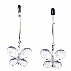 <strong>Зажимы для сосков с подвесками-бабочками Butterfly Clamps</strong> <br />
Зажимы для сосков с подвесками-бабочками Butterfly Clamps.<div class="charTableblock"><div><span>Производитель</span>: Orion, Германия</div></div> Зажимы для сосков с подвесками-бабочками Butterfly Clamps
Зажимы для сосков с подвесками-бабочками Butterfly Clamps.