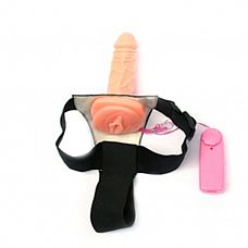 <strong>Страпон с вибрацией и мини-вагиной, 19 см., Телесный</strong> <br />
Страпон с выносным пультом управления вибрацией.<div class="charTableblock"><div><span>Длина, см</span>: 19</div><div><span>Диаметр, см</span>: 4</div><div><span>Длина, см</span>: 17-20</div><div><span>Диаметр, см</span>: 4</div><div><span>Материал</span>: ПВХ (PVC)</div><div><span>Цвет</span>: телесный</div><div><span>Особенности</span>: комплект; с вибрацией</div></div> Страпон с вибрацией и мини-вагиной, 19 см., Телесный
Страпон с выносным пультом управления вибрацией.