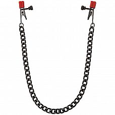 <strong>Зажимы для сосков Kink Nipple Clips with Heavy Chain and Silicone Tips</strong> <br />
Зажимы для сосков Kink Nipple Clips with Heavy Chain and Silicone Tips, имеют регулировку силы давления.<div class="charTableblock"><div><span>Производитель</span>: Doc Johnson, США</div></div> Зажимы для сосков Kink Nipple Clips with Heavy Chain and Silicone Tips
Зажимы для сосков Kink Nipple Clips with Heavy Chain and Silicone Tips, имеют регулировку силы давления.