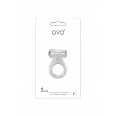  - OVO B1 VIBRATING   RING WHITE/CHROM 
     .