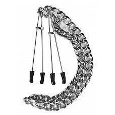 <strong>Зажимы на соски Nipple Tweezers с цепочкой</strong> <br />
Зажимы на соски Nipple Tweezers с цепочкой.<div class="charTableblock"><div><span>Производитель</span>: Blush Novelties, США</div></div> Зажимы на соски Nipple Tweezers с цепочкой
Зажимы на соски Nipple Tweezers с цепочкой.