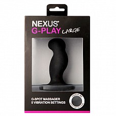 <strong>Стимулятор простаты Nexus G-Play Vibro large Black GPL001</strong> <br />
Анальный стимулятор черного цвета анатомической формы с вибрацией.<div class="charTableblock"><div><span>Длина, см</span>: 10</div><div><span>Диаметр, см</span>: 3.7</div><div><span>Материал</span>: силикон</div><div><span>Цвет</span>: черный</div><div><span>Особенности</span>: пробка; массажер простаты</div><div><span>Особенности</span>: с вибрацией</div><div><span>Длина, см</span>: 9-12</div><div><span>Диаметр, см</span>: 3</div></div> Стимулятор простаты Nexus G-Play Vibro large Black GPL001
Анальный стимулятор черного цвета анатомической формы с вибрацией.