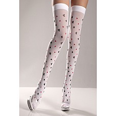 <strong>Очаровательные чулочки с карточным рисунком</strong> <br />
Нежные и красивые чулочки с рисунком в виде карт.<div class="charTableblock"> </div> Очаровательные чулочки с карточным рисунком
Нежные и красивые чулочки с рисунком в виде карт.