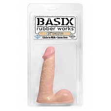 <strong>Фаллоимитатор телесный BASIX 6" с мошонкой</strong> <br />
Небольшой фаллоимитатор телесного цвета с мошонкой. Изготовлен из резины. Очень приятный на ощупь, гибкий, мягкий, но при этом упругий. Не имеет швов.<div class="charTableblock"><div><span>Длина, см</span>: 15.2</div><div><span>Диаметр, см</span>: 3.7</div><div><span>Материал</span>: ПВХ (PVC)</div><div><span>Цвет</span>: телесный</div><div><span>Особенности</span>: с мошонкой</div><div><span>Длина, см</span>: 13-16</div><div><span>Диаметр, см</span>: 3</div><div><span>Производитель</span>: PipeDream, США</div></div> Фаллоимитатор телесный BASIX 6" с мошонкой
Небольшой фаллоимитатор телесного цвета с мошонкой. Изготовлен из резины. Очень приятный на ощупь, гибкий, мягкий, но при этом упругий. Не имеет швов.