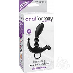 Анальный стимулятор BEGINNER S PROSTATE STIM черный Анальный стимулятор BEGINNER S PROSTATE STIM черный