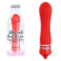  Вибратор в бутылке красный BOTTLE ROCKETS ORION EN-AH-0004-04-2