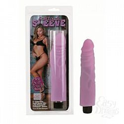 Рельефный сиреневый вибратор Soft Touch Sleeve - 20,5 см. Рельефный сиреневый вибратор Soft Touch Sleeve - 20,5 см.