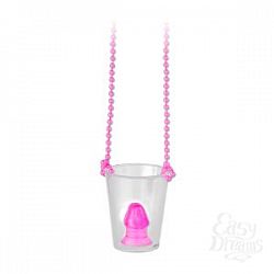     Pecker Shot Glass Necklace PINK