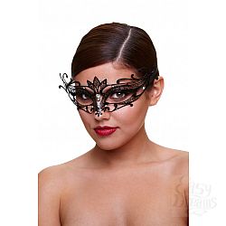 Маска со стразами Masq Paramour черная  Маска со стразами Masq Paramour черная