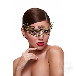 Маска со стразами Masq Private Affair золотистая  Маска со стразами Masq Private Affair золотистая