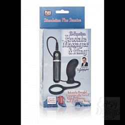 Вибромассажер простаты Dr. Joel Kaplan 10-Function Prostate Massager Ring с эрекционным кольцом Вибромассажер простаты Dr. Joel Kaplan 10-Function Prostate Massager Ring с эрекционным кольцом