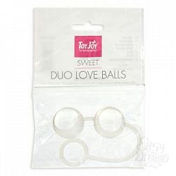 Стеклянные вагинальные шарики Duo Love Dalls на силиконовой сцепке Стеклянные вагинальные шарики Duo Love Dalls на силиконовой сцепке