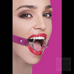 Расширяющий кляп Ring Gag XL с розовыми ремешками Расширяющий кляп Ring Gag XL с розовыми ремешками